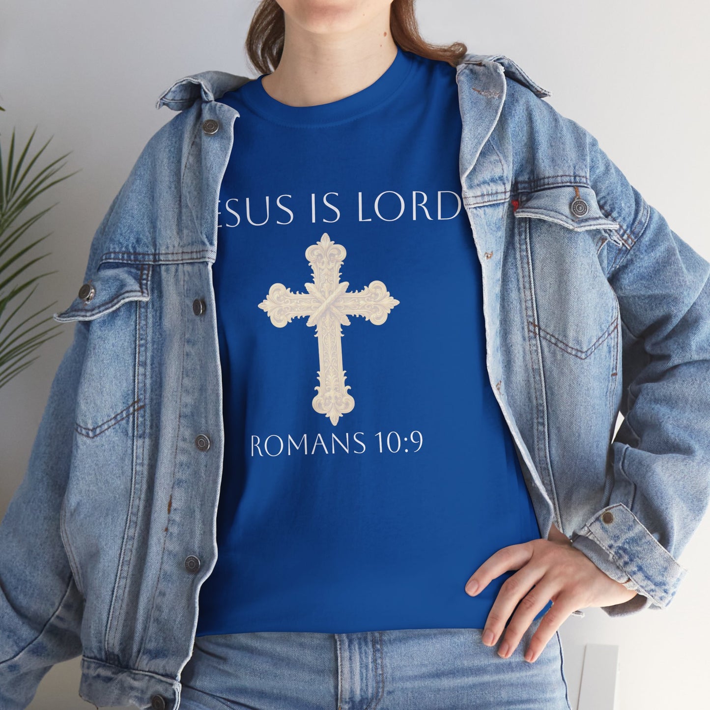Jesus is Lord - Christian Women's Tee (White Lettering)