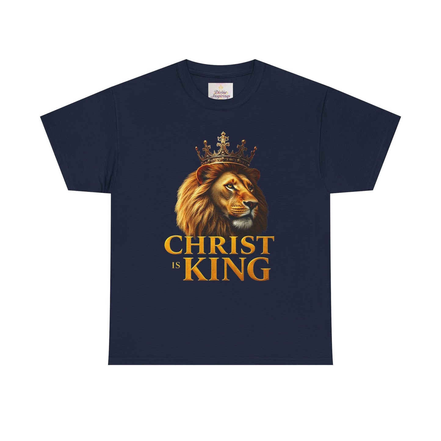 Christ Is King – Lion & Cross Women’s Christian Tee