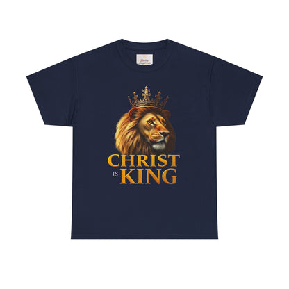 Christ Is King – Lion & Cross Women’s Christian Tee