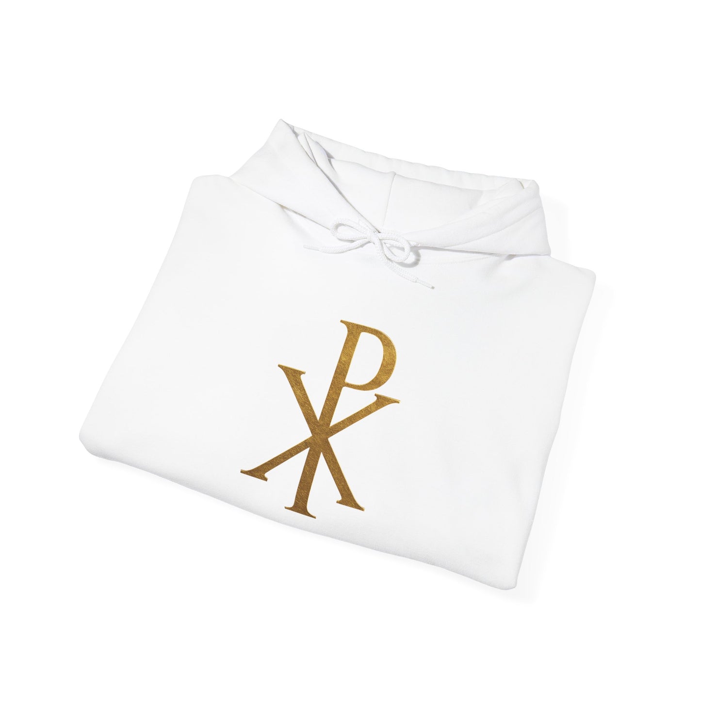 Chi Rho in Gold - Men’s Christian Hoodie