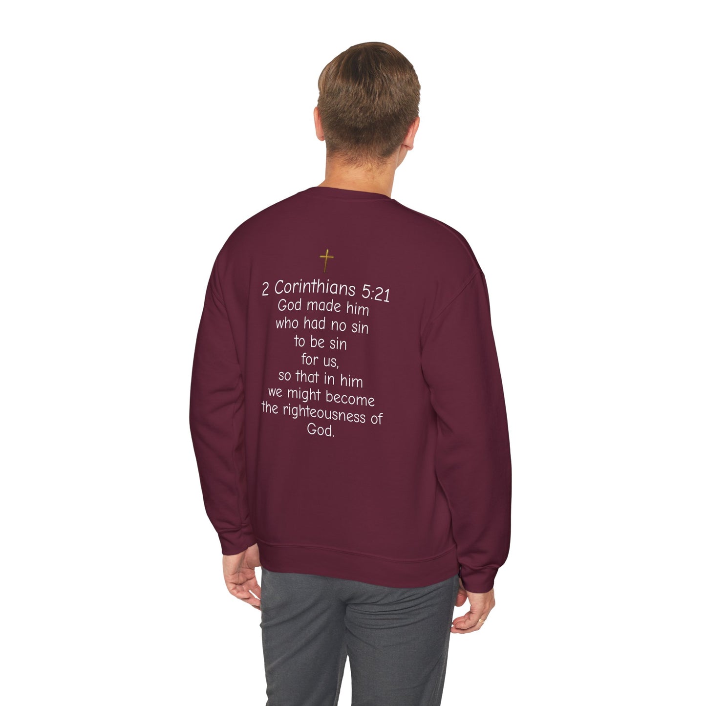 Righteousness - Men's Christian Sweatshirt (Dark Colors)