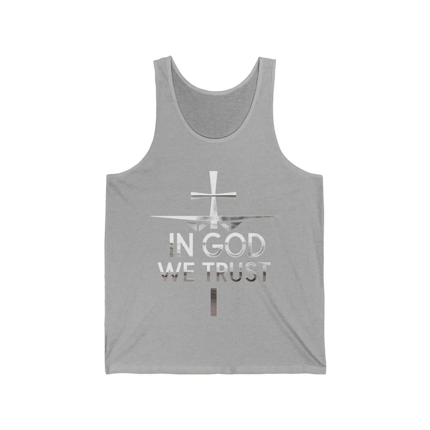 In God We Trust | Men’s Christian Tank Top with Front Design