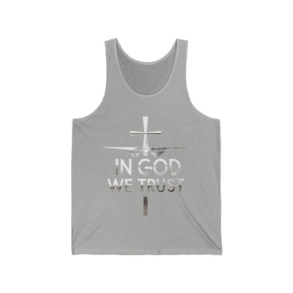 In God We Trust | Men’s Christian Tank Top with Front Design