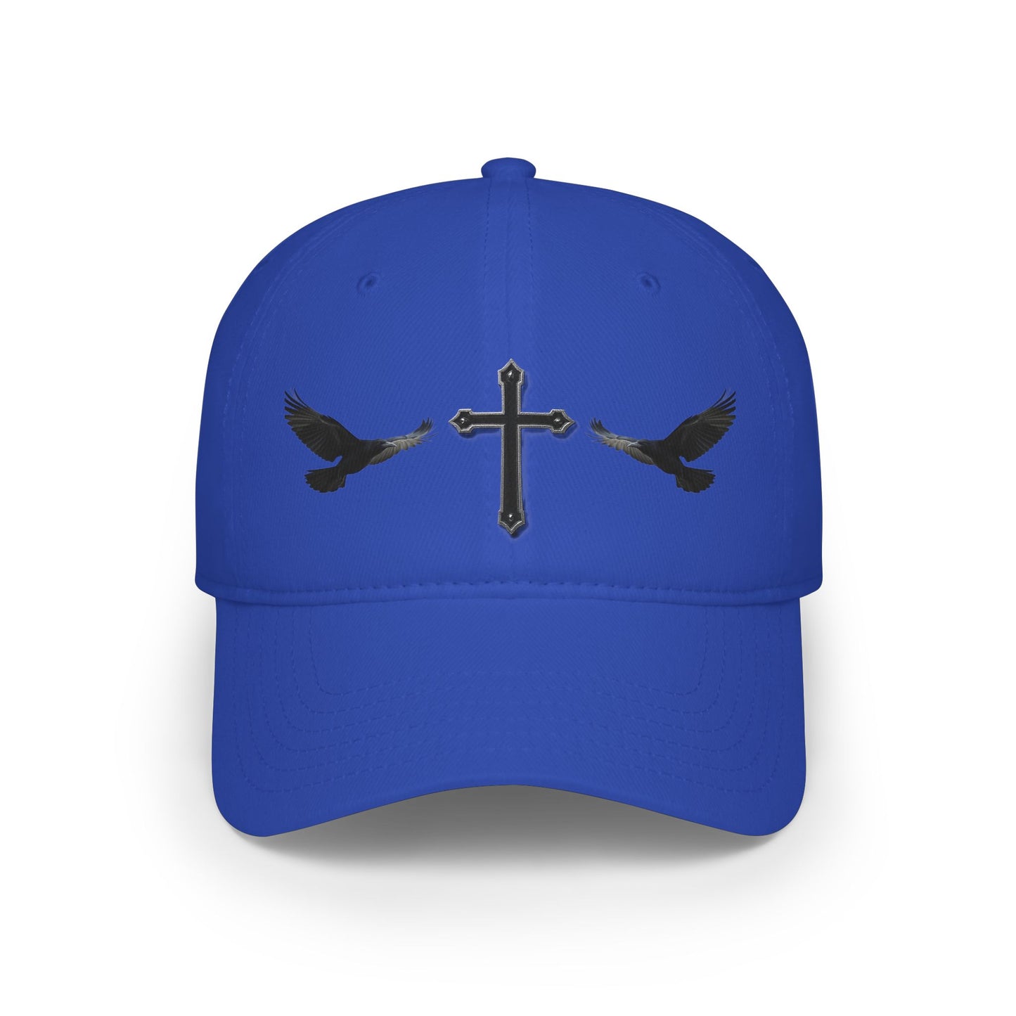 Black Crows & Cross Christian Cap