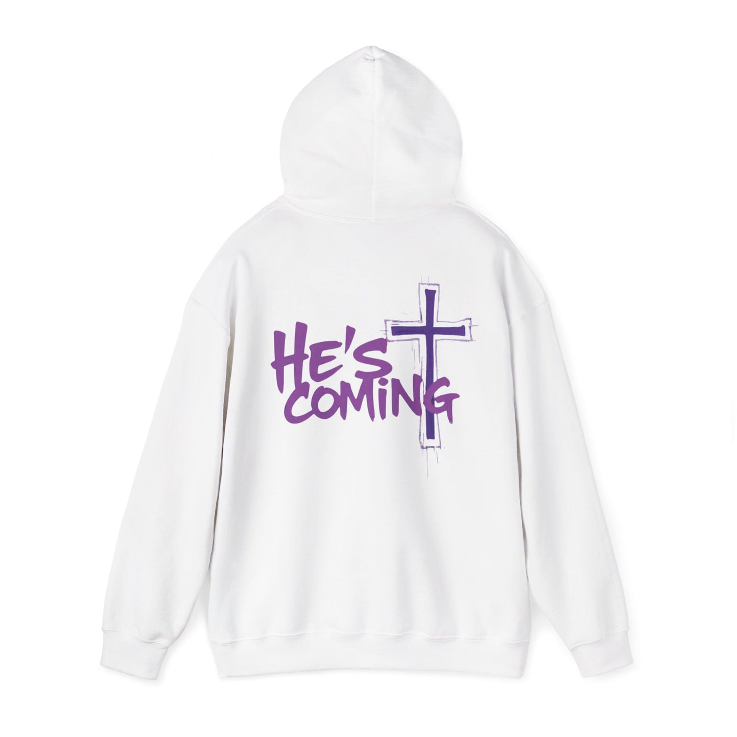 Prophetic “He’s Coming” Men’s Hoodie – Bold Christian Streetwear