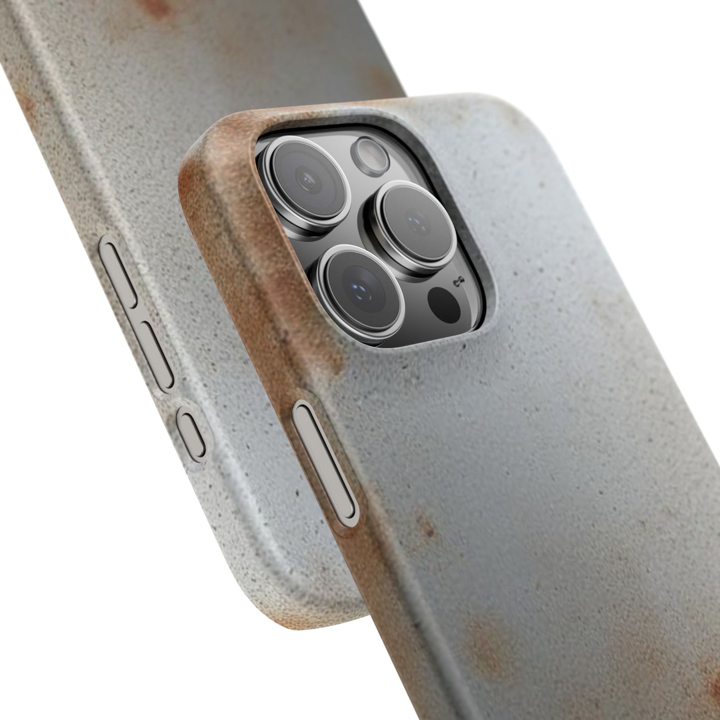 Old Steel Finish iPhone Snap Case