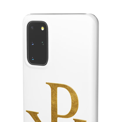 White Chi Rho Snap Case for Samsung – Guiding Light