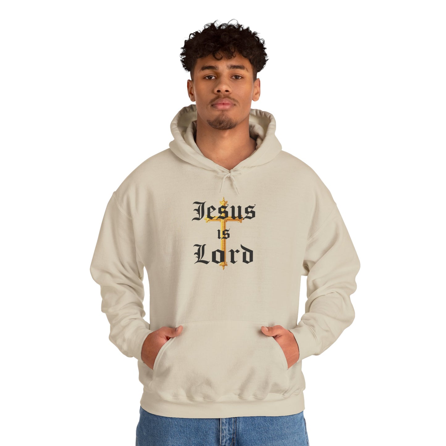 Jesus is Lord Men's Christian Hoodie