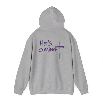 He's Coming, Prepare the Way – Christian Men's Hoodie