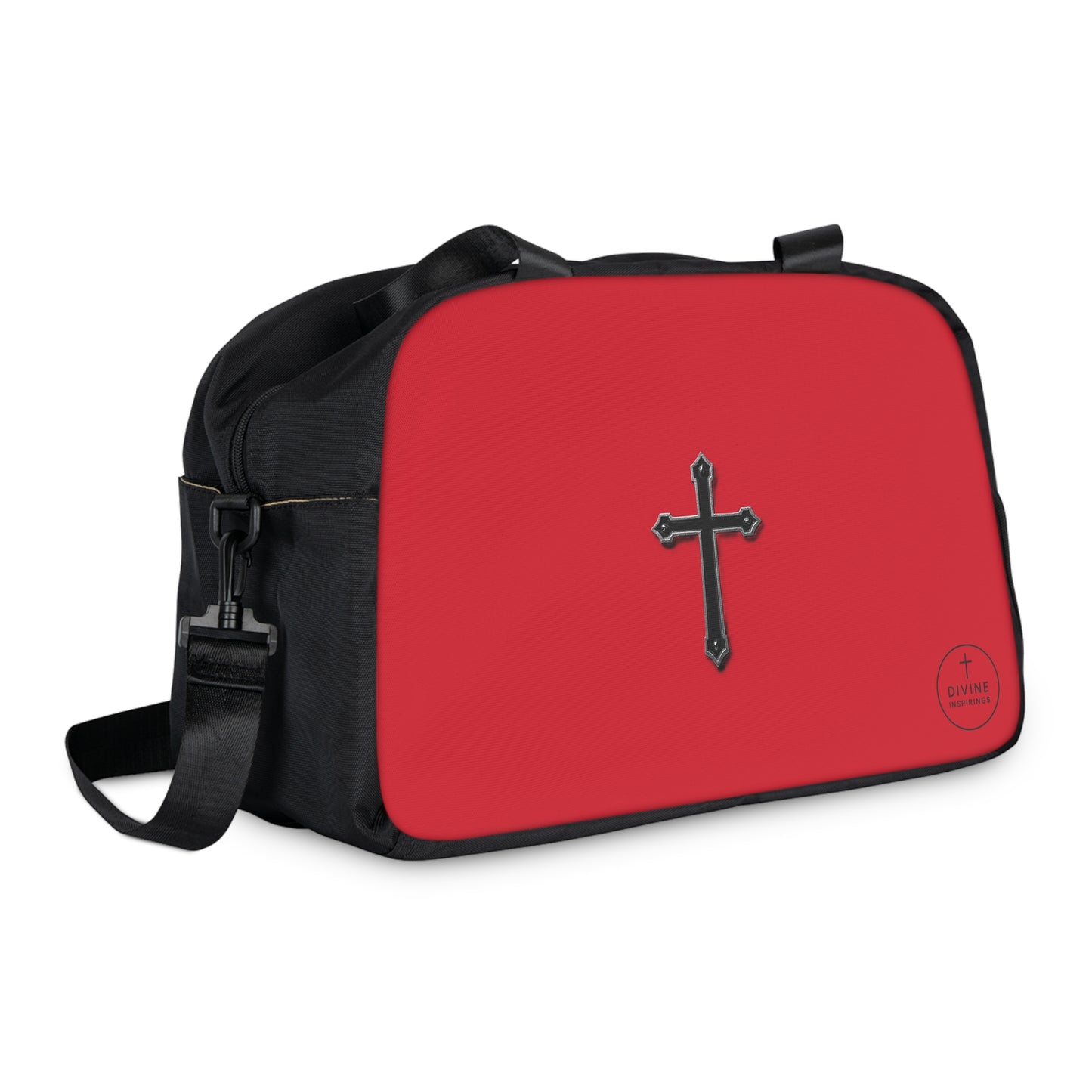 Divine Strength Fitness Bag in Red – Faith in Motion