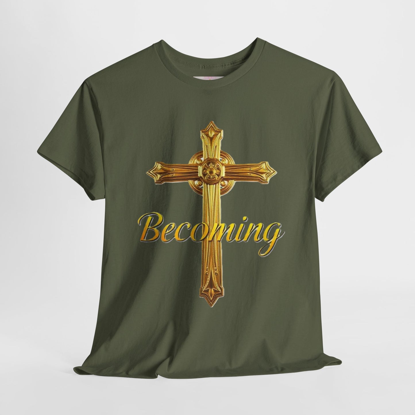 Becoming Men’s Faith Tee – Philippians 1:6 Edition (Light Lettering)