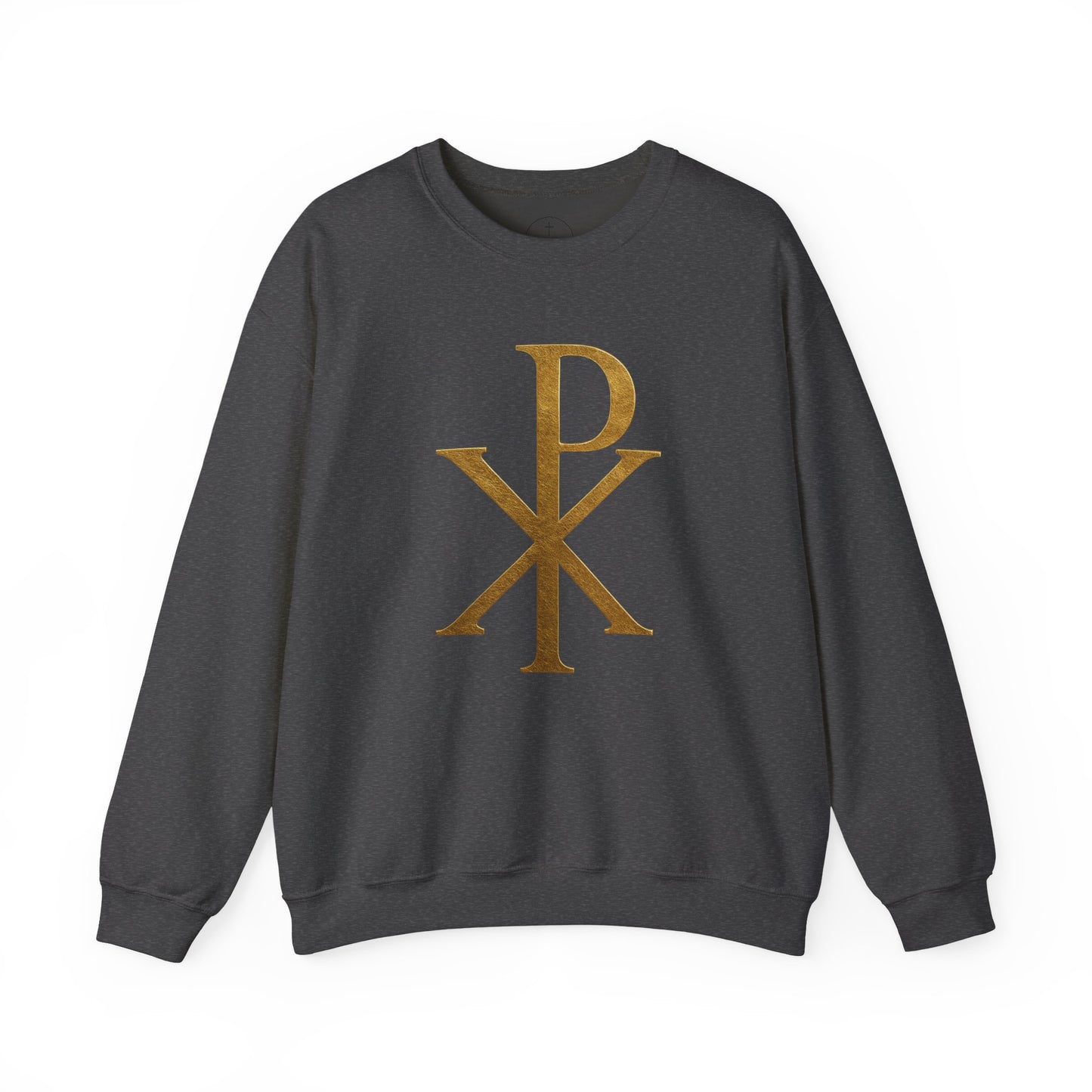 Chi Rho (Gold) - Men's Christian Sweatshirt