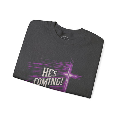 He's Coming – Men’s Christian Crewneck Sweater