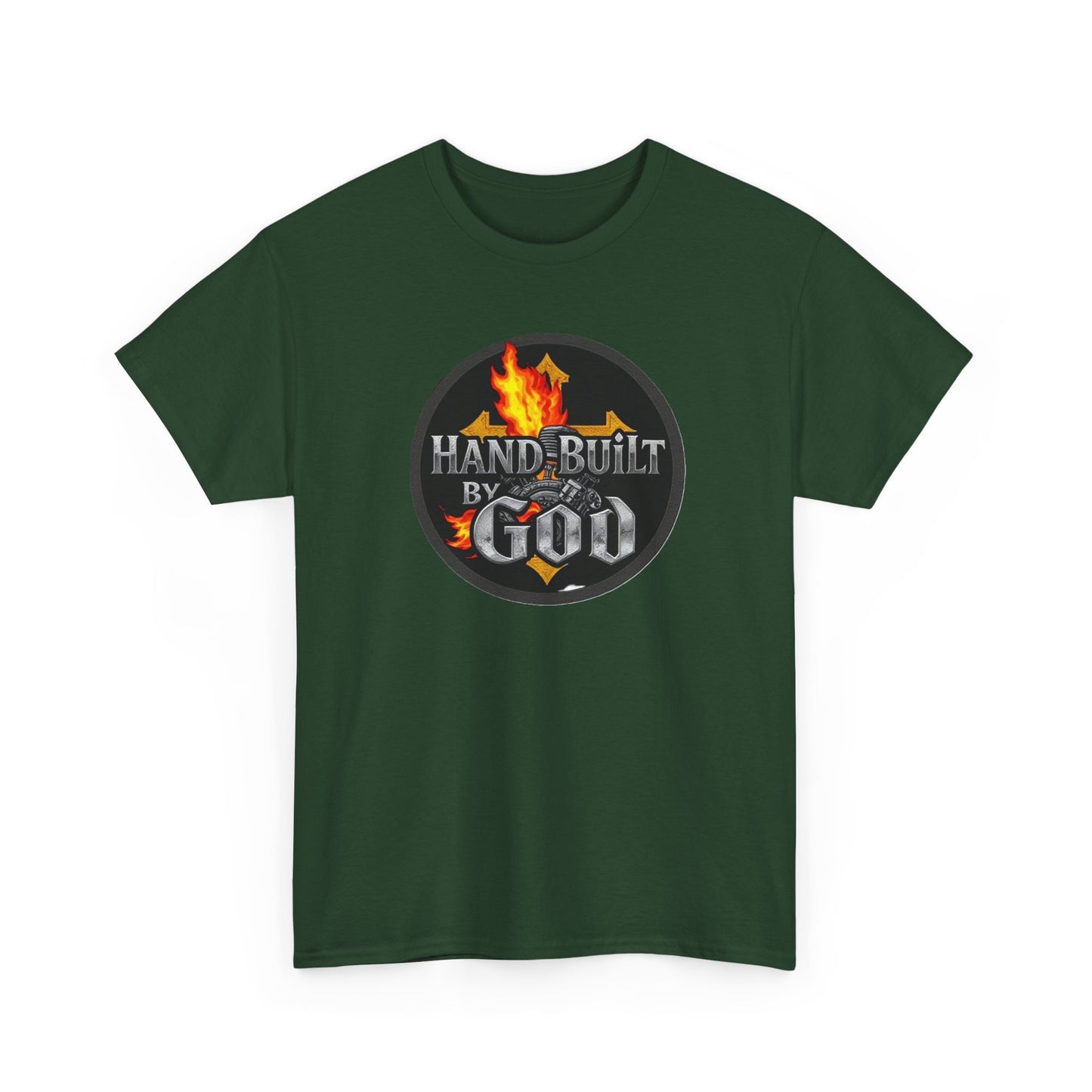 Hand Built By God - Men's Christian T-Shirt