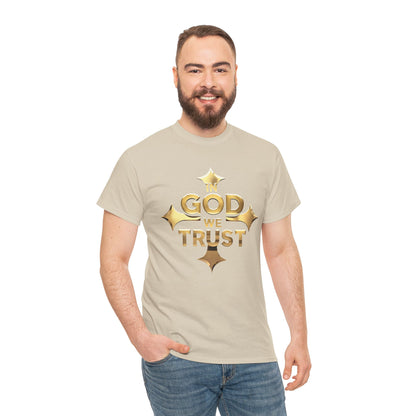 In God We Trust (Gold)- Men's Christian T-Shirt