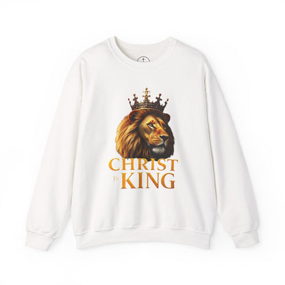 Christ is King (Lion Ed) – Men’s Christian Sweatshirt