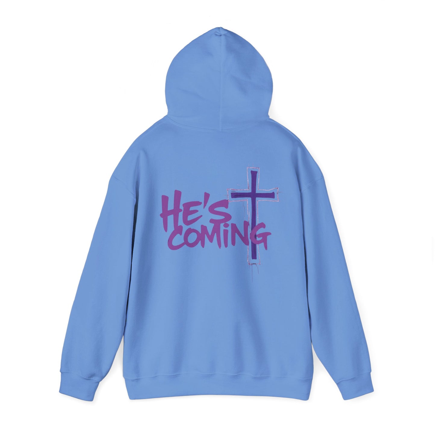 Prophetic “He’s Coming” Men’s Hoodie – Bold Christian Streetwear