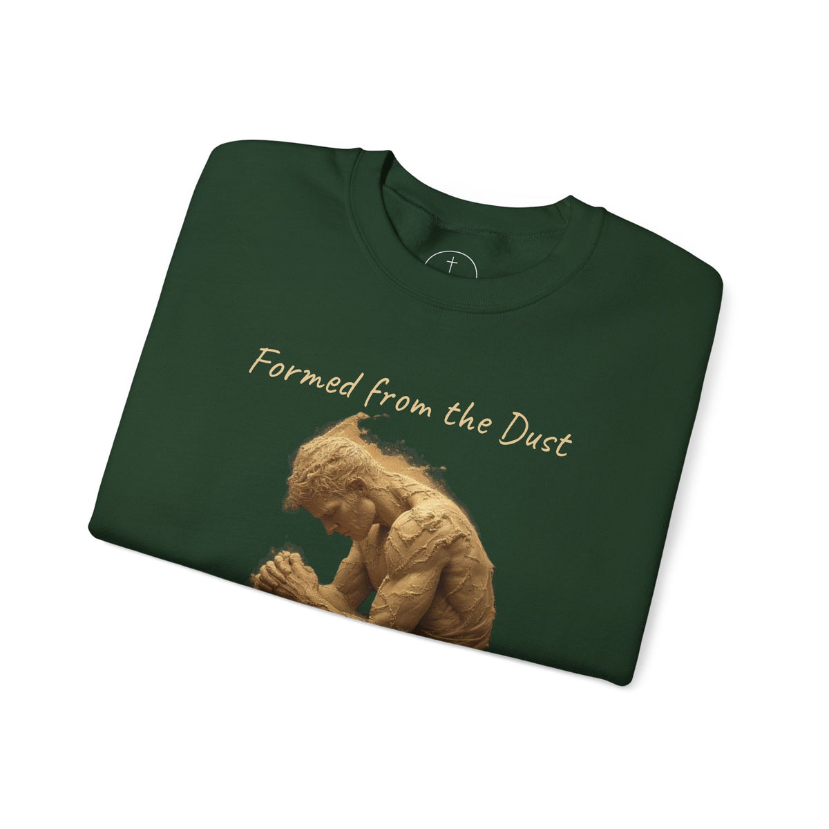 Formed from the Dust (Light Lettering) - Men’s Christian Sweatshirt
