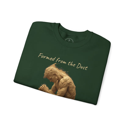 Formed from the Dust (Light Lettering) - Men’s Christian Sweatshirt