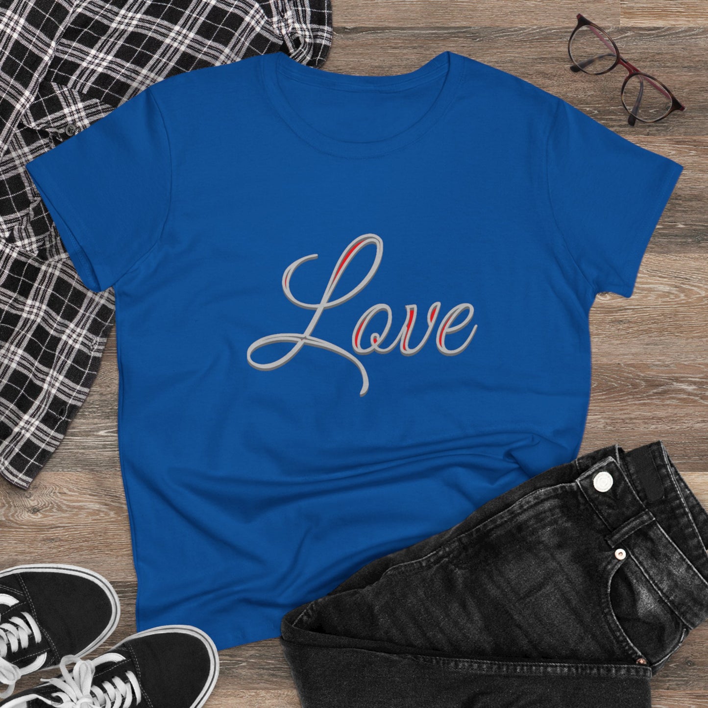 Put On Love Women’s T-Shirt – Grace in Every Thread