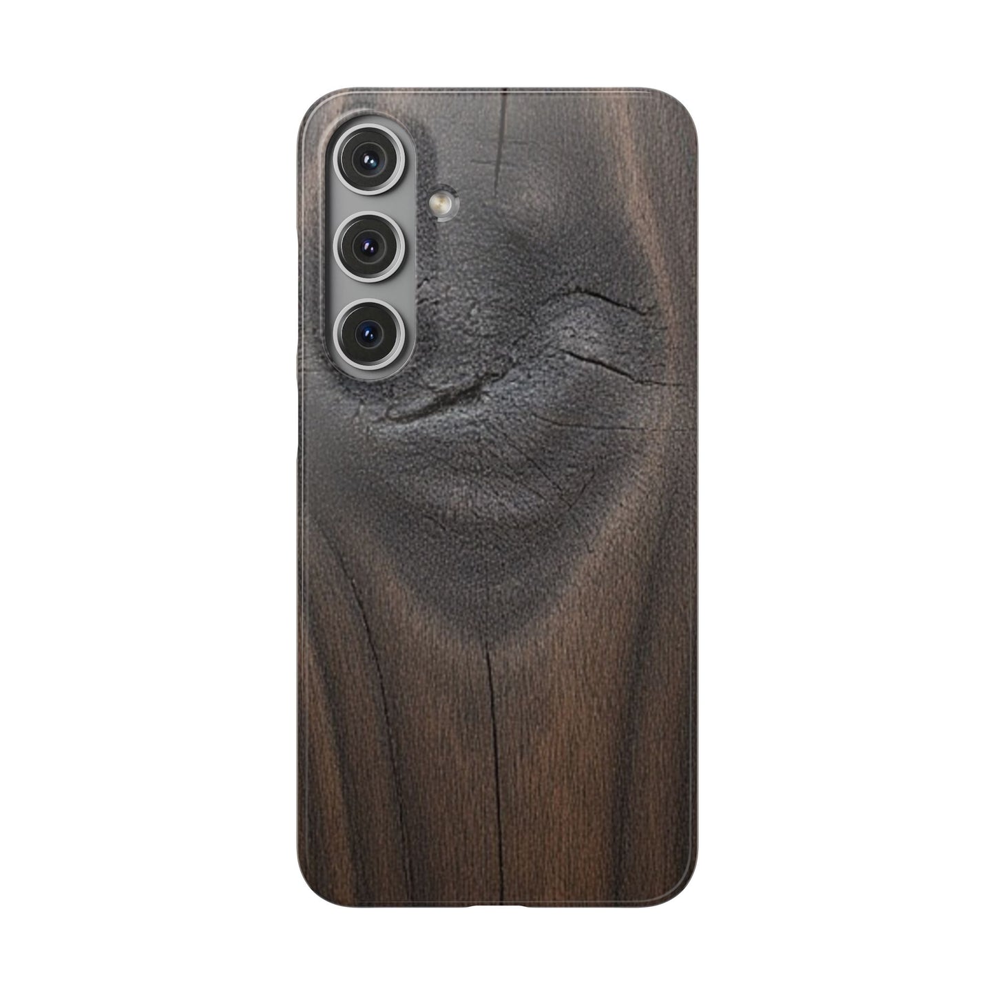 Dark Wood Grain Samsung Snap Case