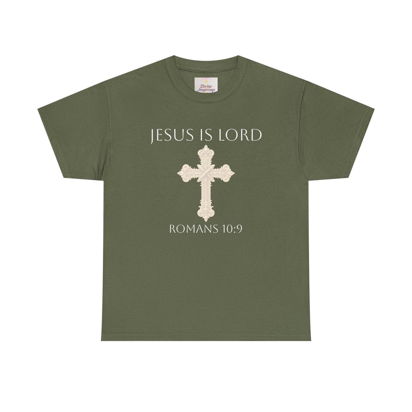 Jesus is Lord - Christian Women's Tee (White Lettering)
