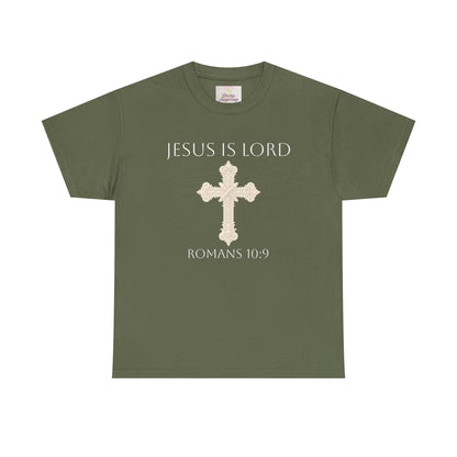 Jesus is Lord - Christian Women's Tee (White Lettering)