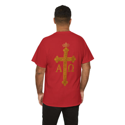 Christ Is King – Lion & Cross Men’s Christian Tee