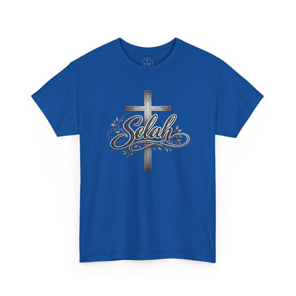 Selah Cross Tee — Men's Christian T‑Shirt