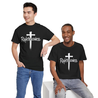 Righteousness - Christian Men's T-Shirt (Dark Colors)