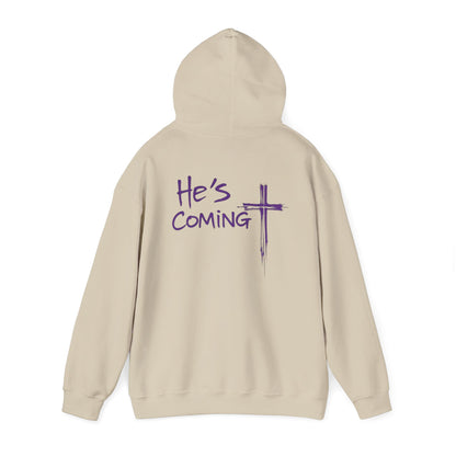 He's Coming, Prepare the Way – Christian Men's Hoodie