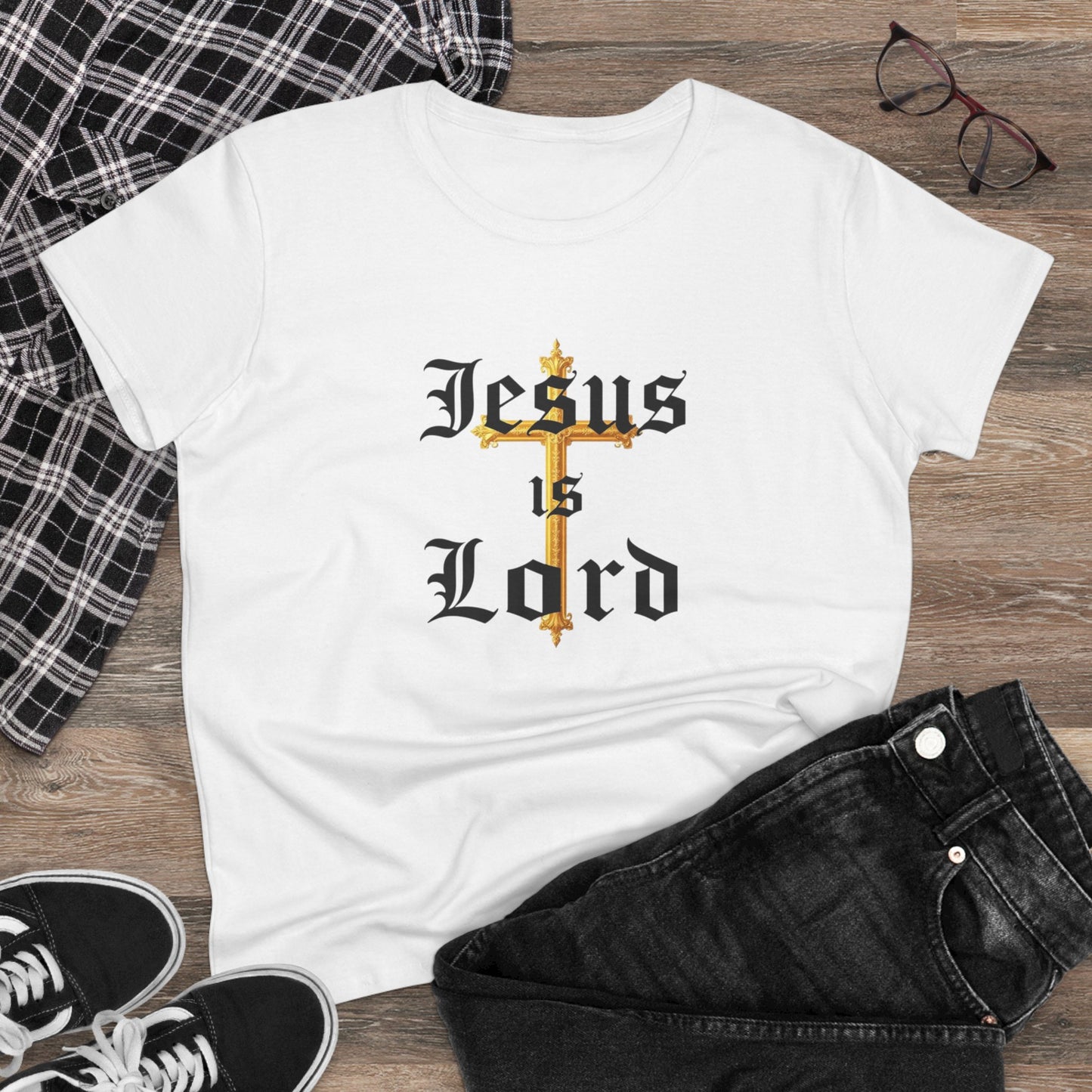 Jesus Is Lord – Women’s Tee of Devoted Faith