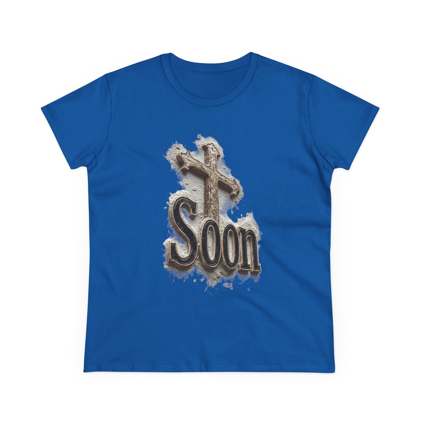 Christian Women’s T-Shirt – Soon Cross Tee
