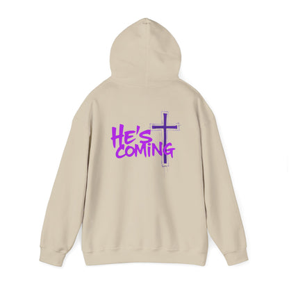 He’s Coming Men’s Christian Streetwear Hoodie