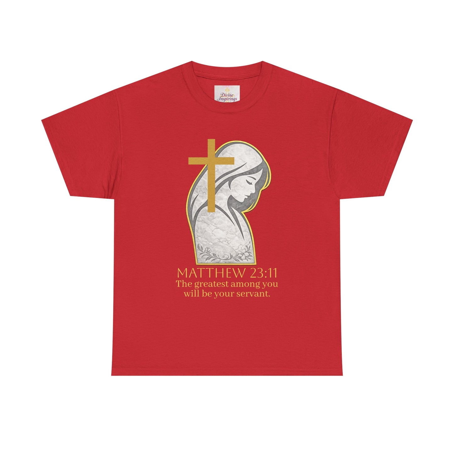 Humble Servant - Women's Christian Tee (Gold Lettering)