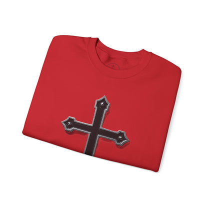 Black Cross Men’s Christian Sweatshirt