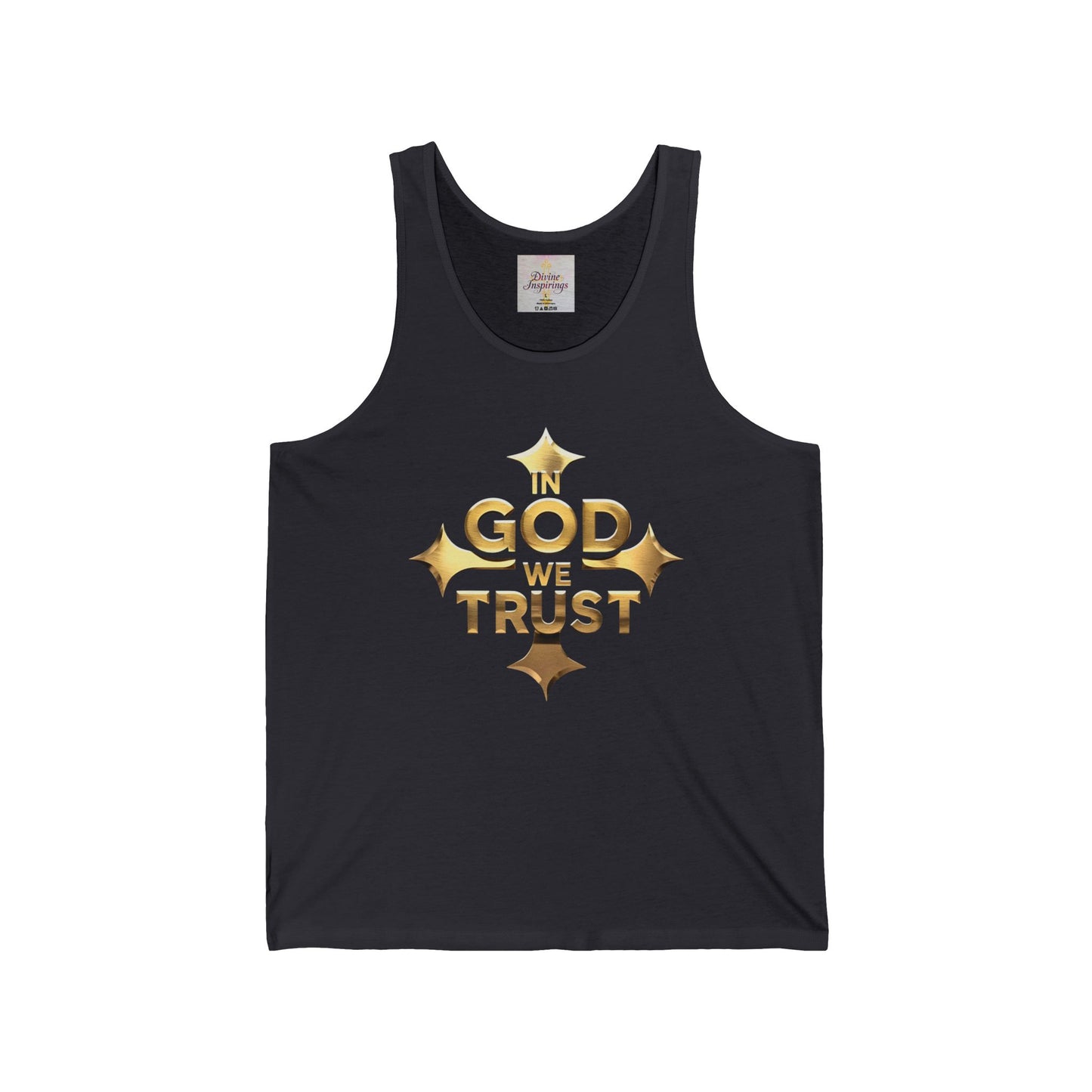 In God We Trust (Gold) – Women’s Christian Tank Top