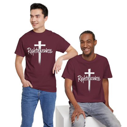 Righteousness - Christian Men's T-Shirt (Dark Colors)