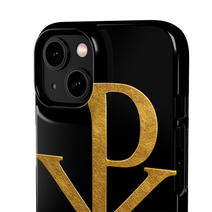 Black Chi Rho Snap Case for iPhone – The Way, Truth & Life