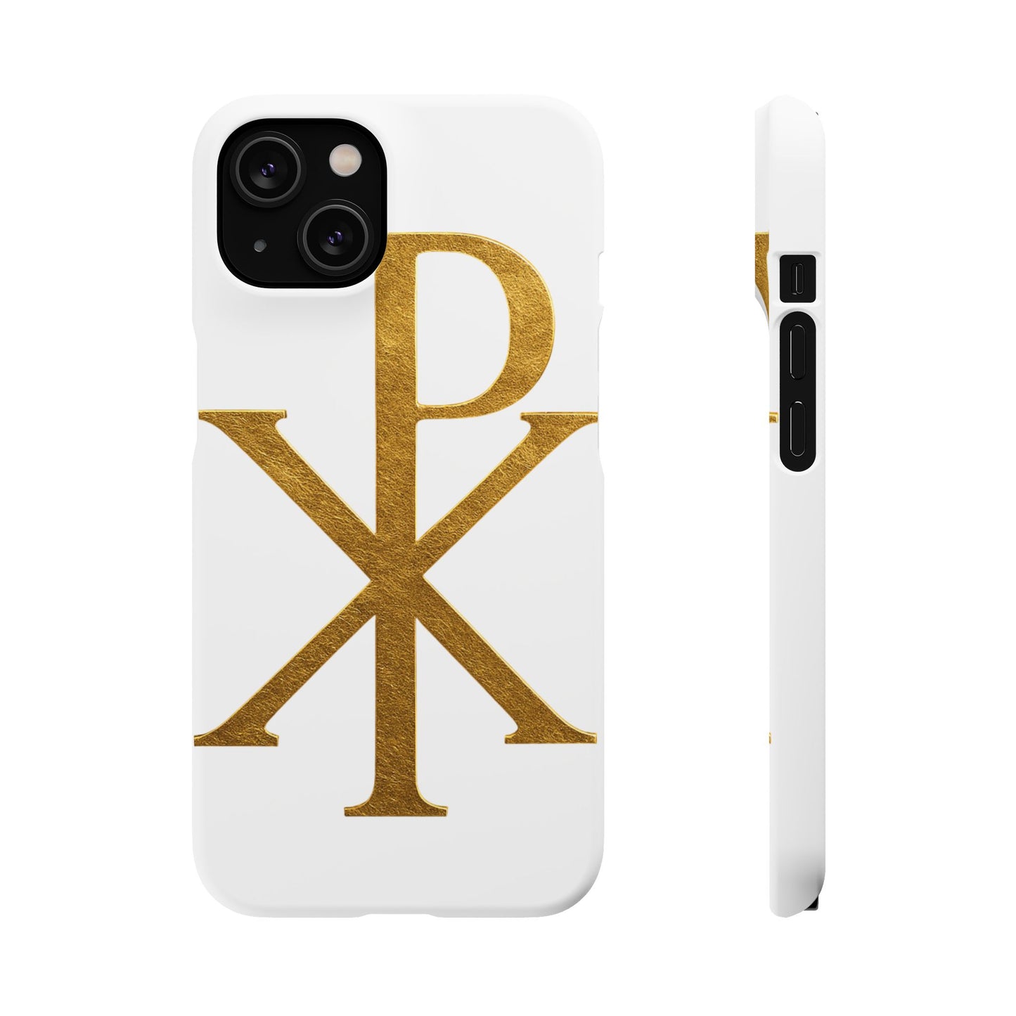 White Chi Rho Snap Case for iPhone – The Way, Truth & Life