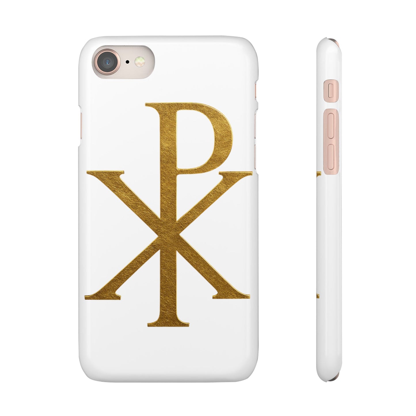 White Chi Rho Snap Case for iPhone – The Way, Truth & Life