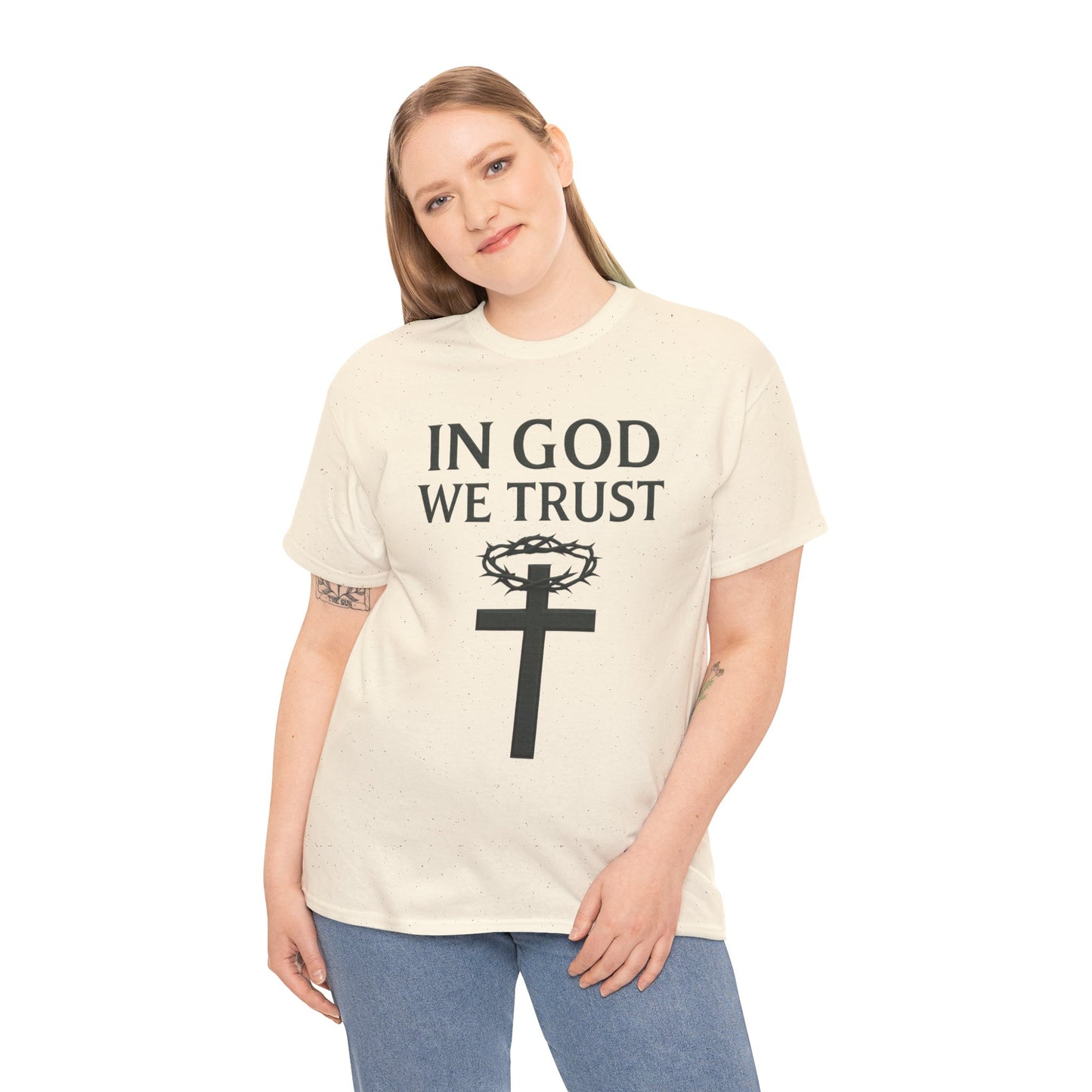In God We Trust (Crown of Thorns) – Women’s Christian Tee