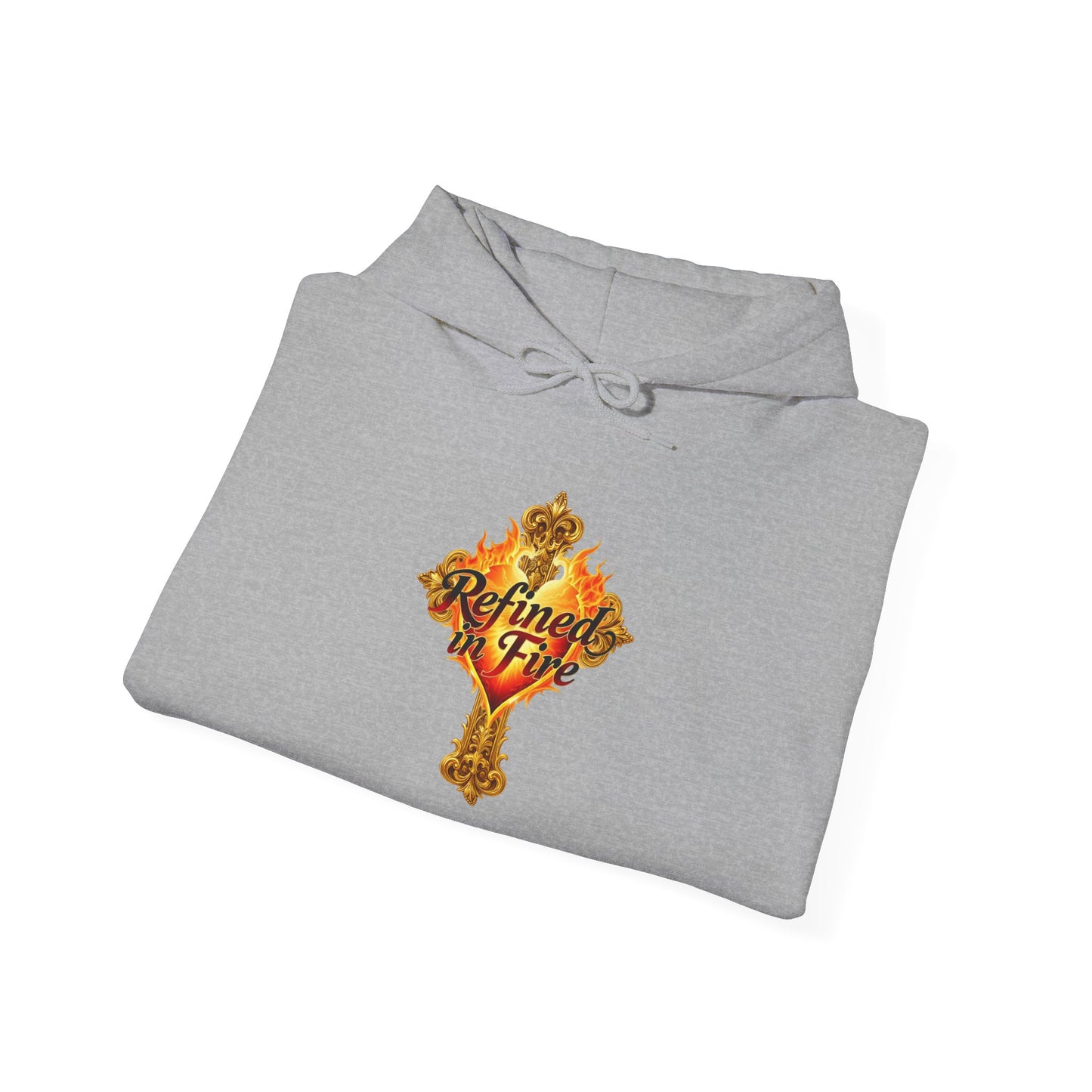 Refined by Fire - Women's Ornate Christian Hoodie