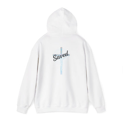 Saved in Christ – Men’s Christian Hoodie