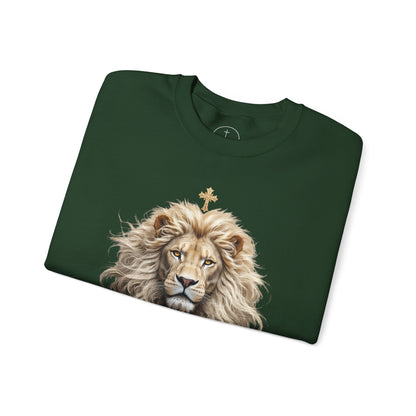 Christ is King (Lion of Judah) - Men's Christian Sweatshirt