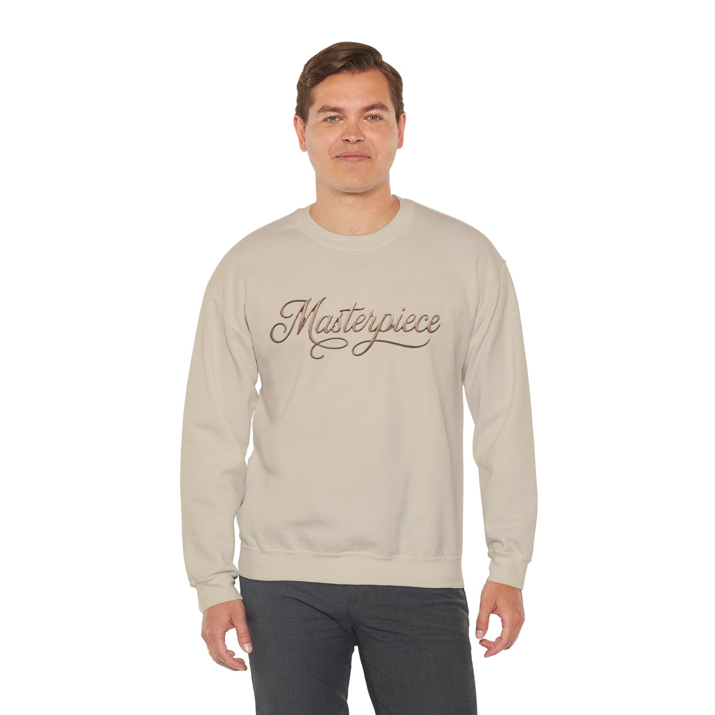 Masterpiece Signature Men’s Sweatshirt – Inspirational Christian Faith Apparel