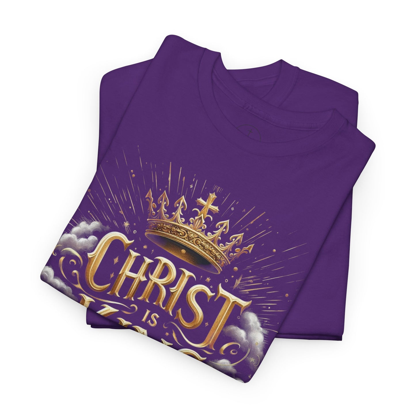 Christ is King Crowned - Men's Christian T-Shirt