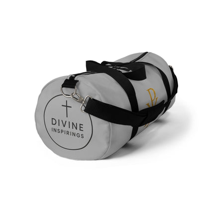 Women's Christ’s Victory Duffle Bag in Grey – Chi Rho Symbol