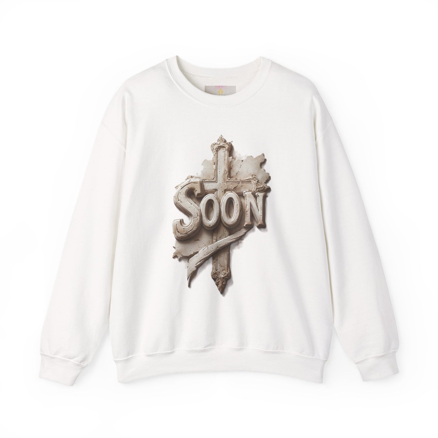 “Soon” Cross Women’s Sweatshirt – Wrapped in Hope