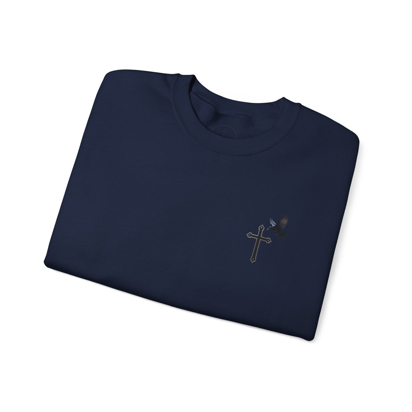God’s Grace: Cross & Ravens Men's Sweatshirt